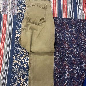 Express Women's Straight Leg Jeans in Olive